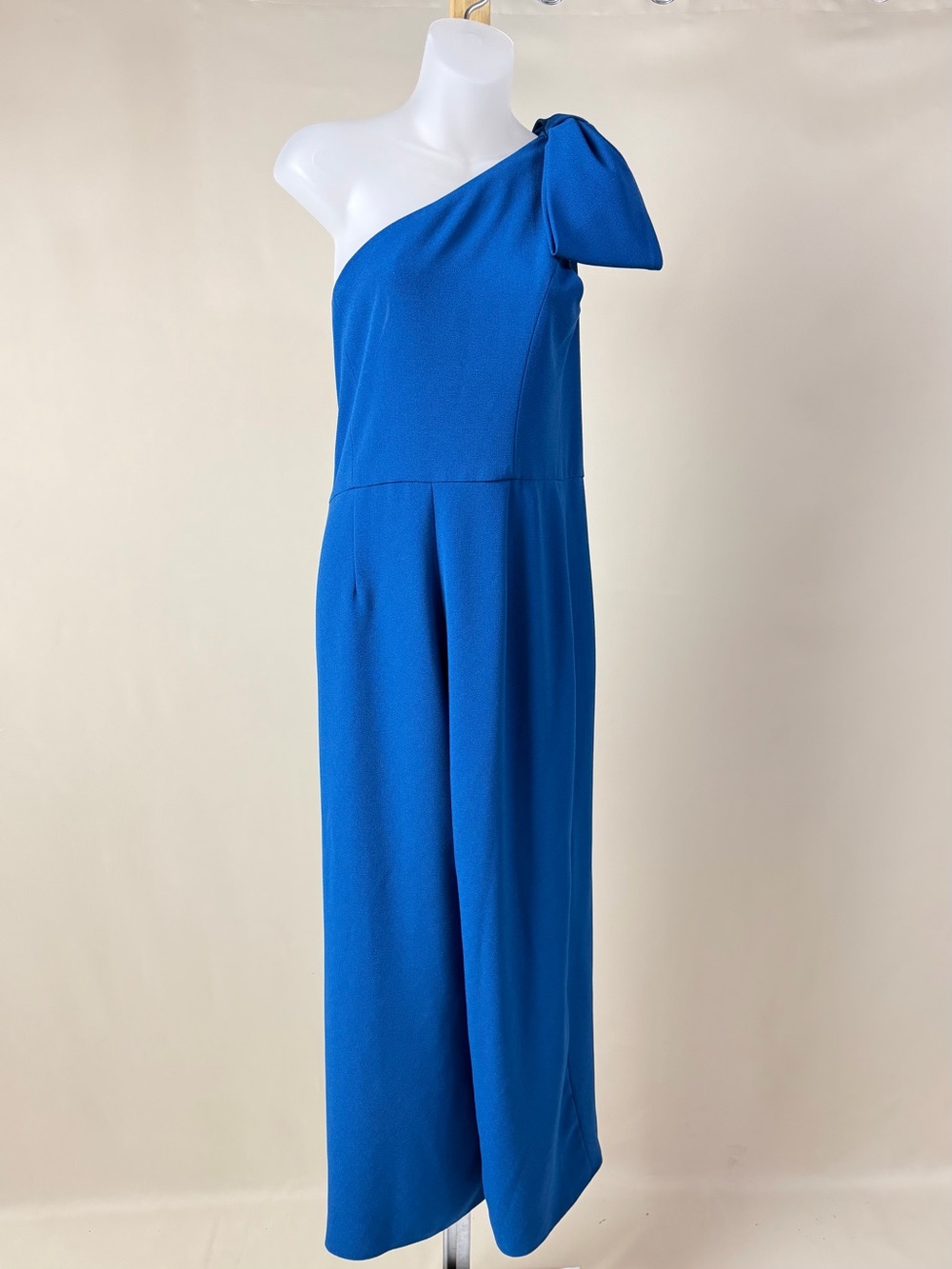 Gal Meets Glam One-Shoulder Wide-Leg Jumpsuit in Cobalt